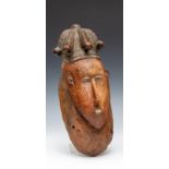 Ivory Coast, Guro, wooden face mask, gu;