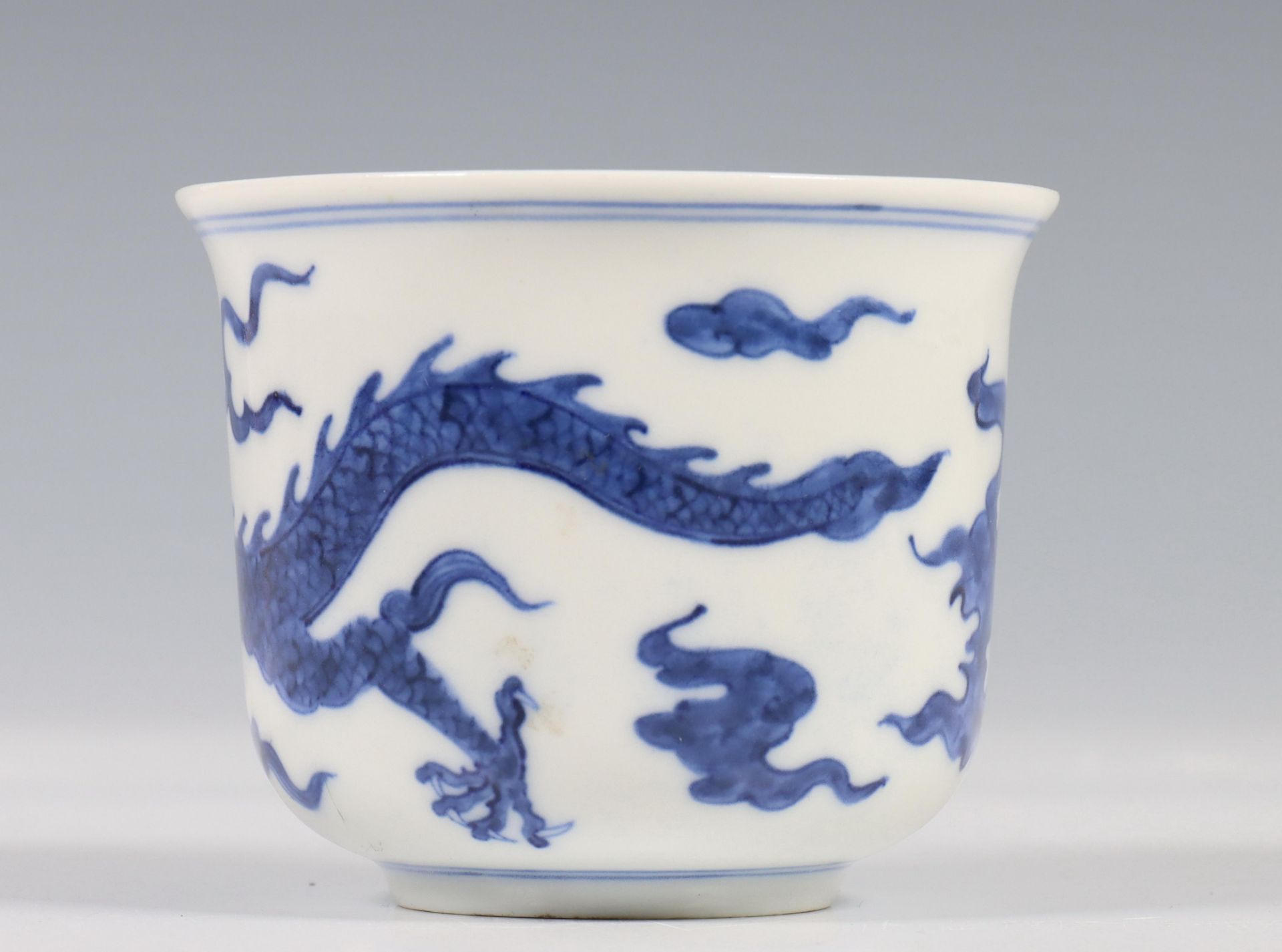 China,blauw-wit kommetje, 20e eeuw, - Image 6 of 7