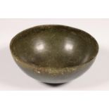 A Greek bronze bowl, Geometrical Period, ca. 8th century BC,