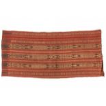 South Philippines, Mindanao, Gulf of Davoa, Bagobo or Mandaya people, abaca ikat, ceremonial cloth,