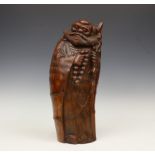 China, grote bamboe figuur van Daruma, 18e eeuw,