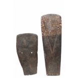 PNG, Ramu, large wooden shield, 1st half 20th century,