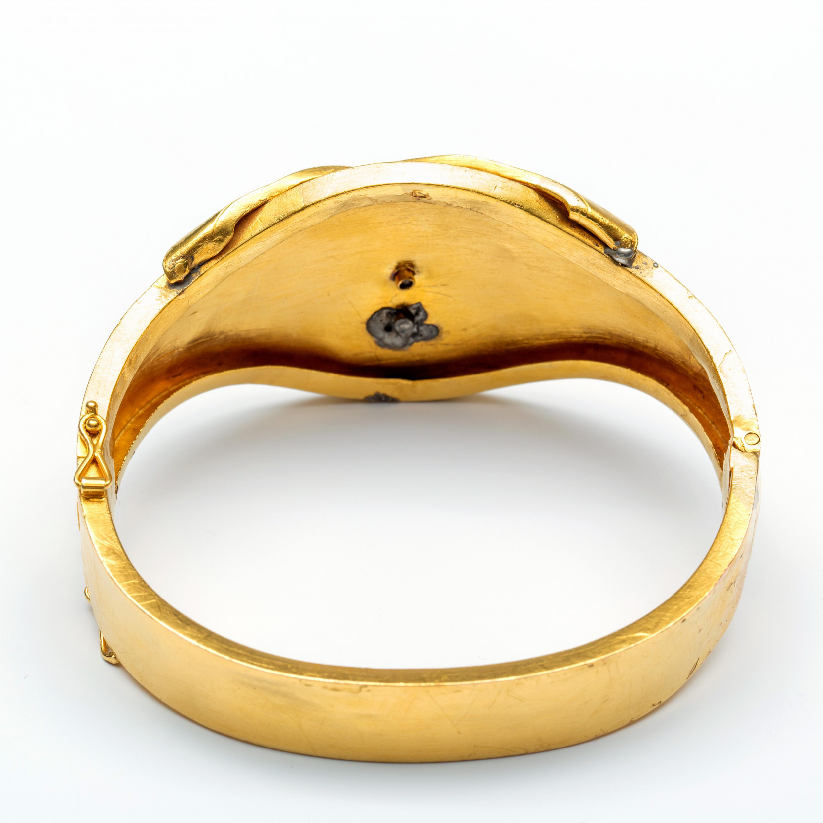 14krt. Gouden demi-parure, ca 1860-1880, - Image 2 of 5