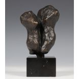 Susanne den Hoed, (1970), bronzen sculptuur 'Torso Man & Vrouw II';