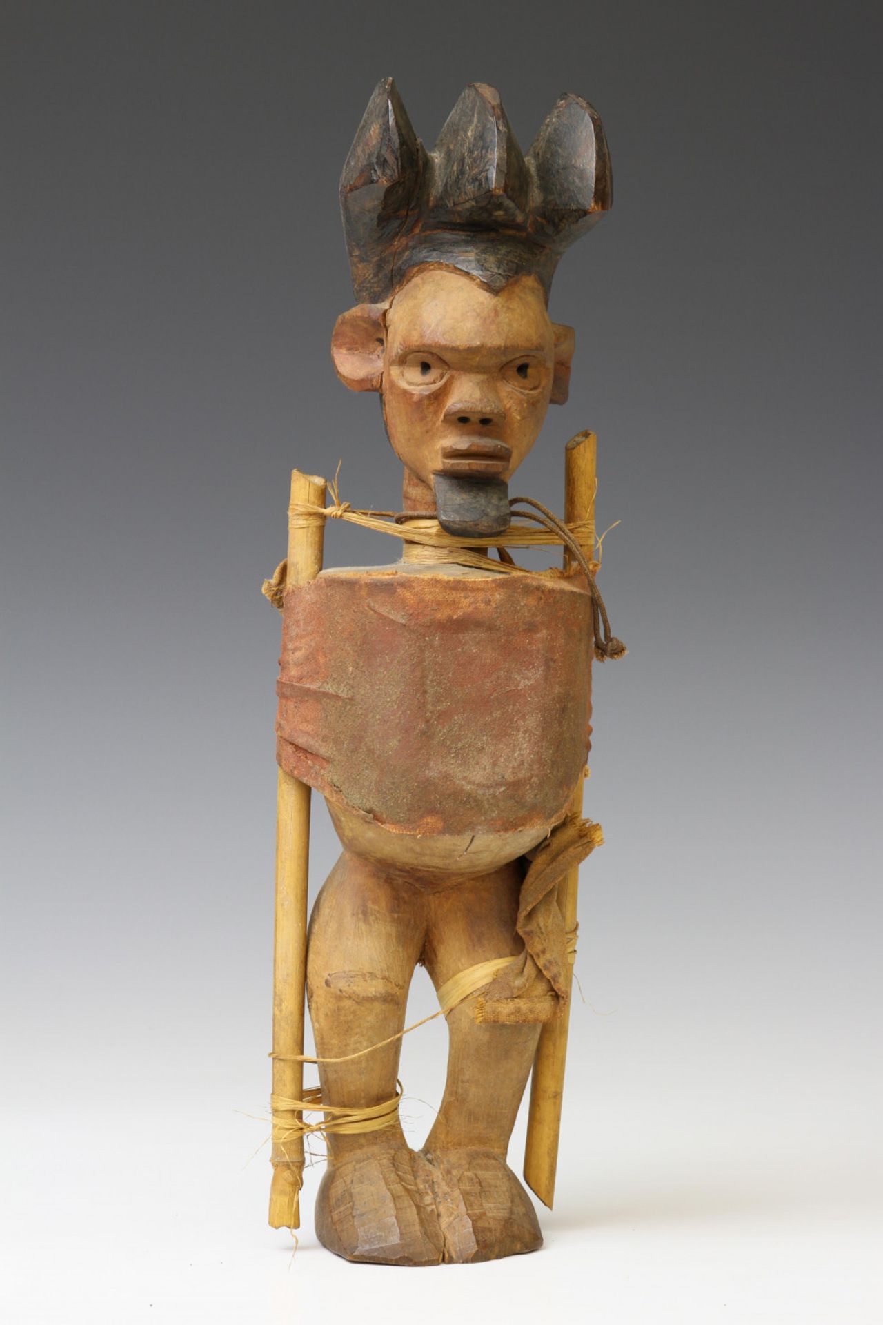Bateke, standing protective figure - Image 2 of 3