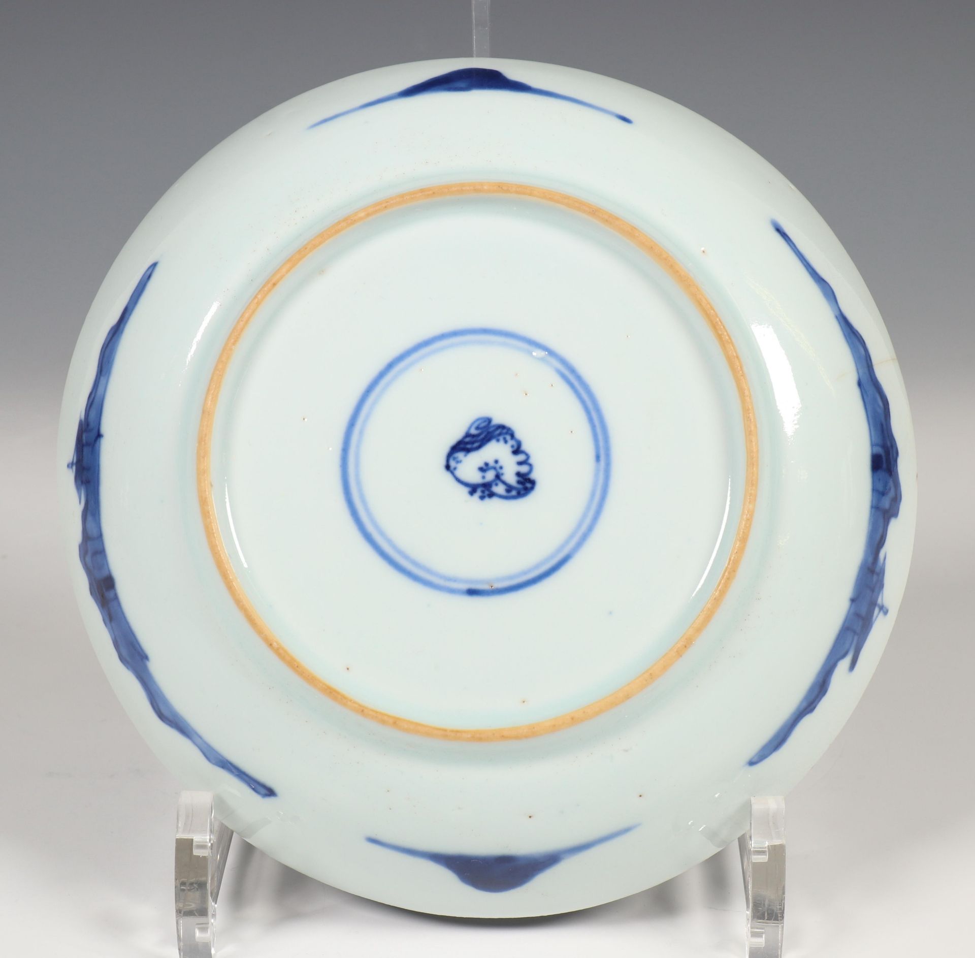China, een blauw-wit porseleinen serviesgedeelte, laat Qing-dynastie, - Bild 16 aus 44