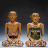 Central Java, Principalities, bridal couple, loro blonyo, 1st half 20th century,