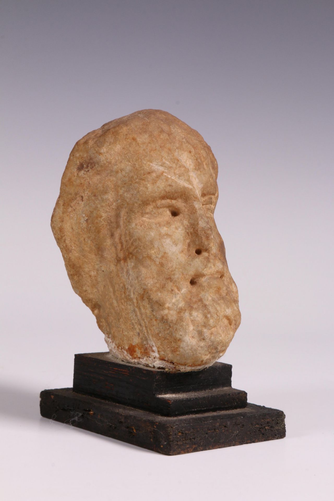 Roman fragment of a marble buste, 2nd-3rd century