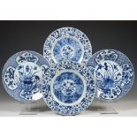 China, een collectie blauw-wit porselein, Qianlong,