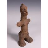 Ghana, Koma, standing terracotta female figure