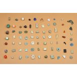 A collection of Egypt faience amulets, Late Period.