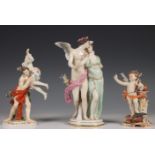 Meissen, porseleinen groep, 19e eeuw;