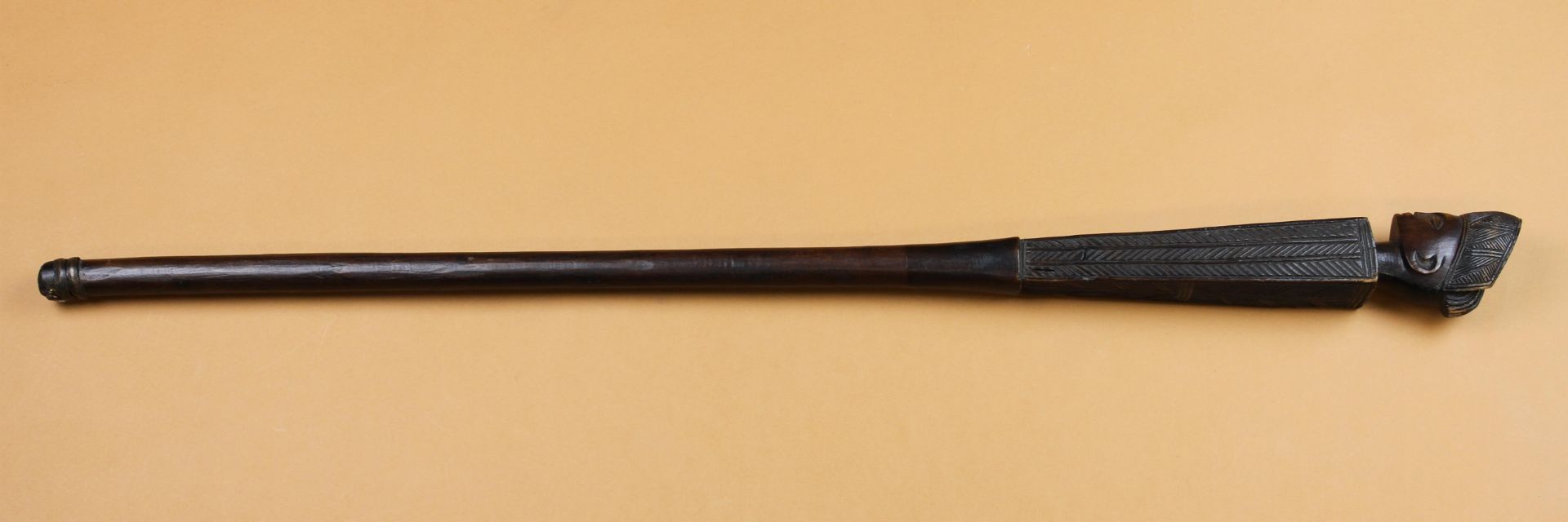 Angola, Luena, finely carved dignitary staff, - Image 3 of 5