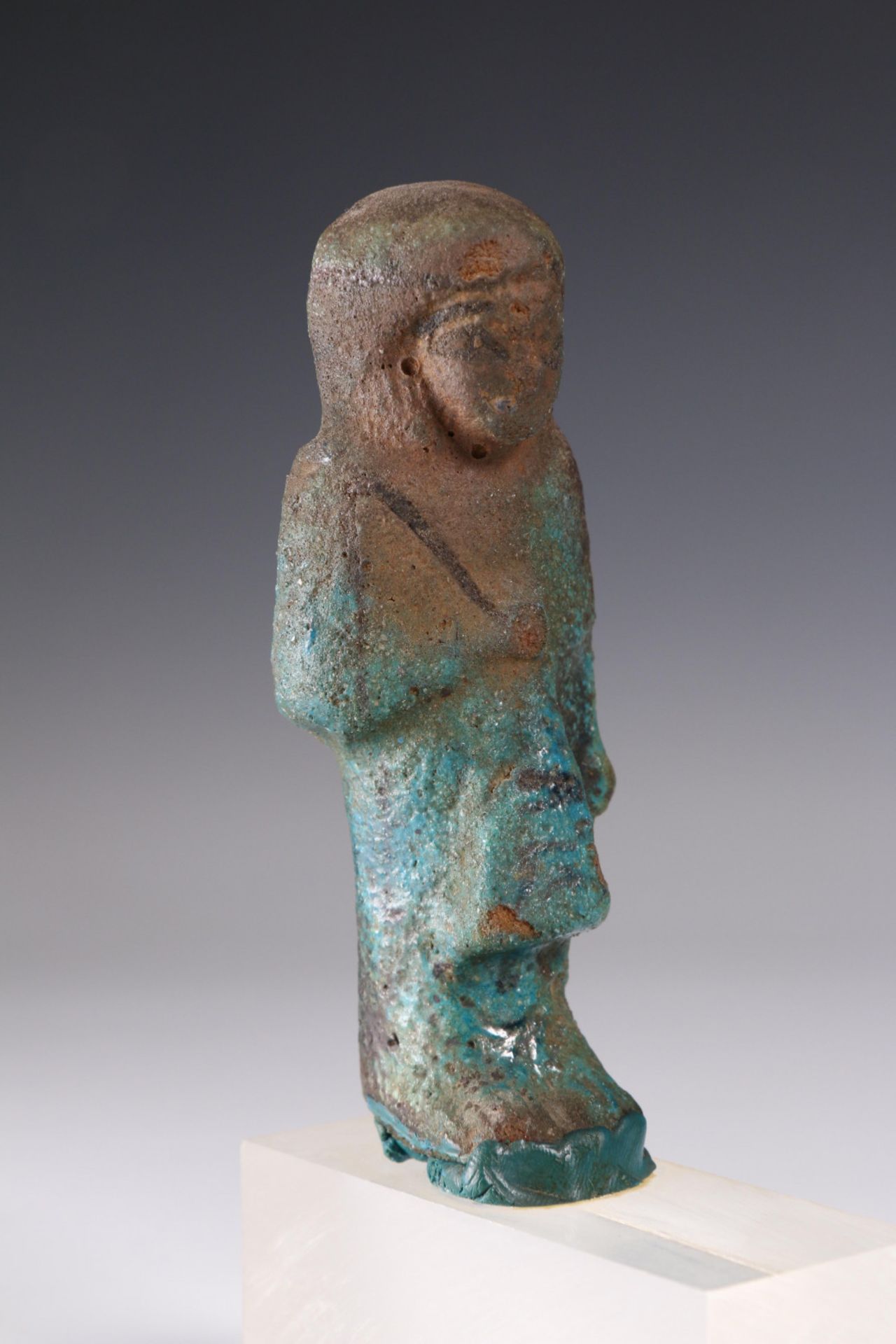 Egypt, faience guardian figure, Late New Kingdom, - Bild 6 aus 13