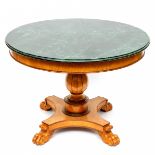 Esdoornhouten ronde tafel, Charles X,