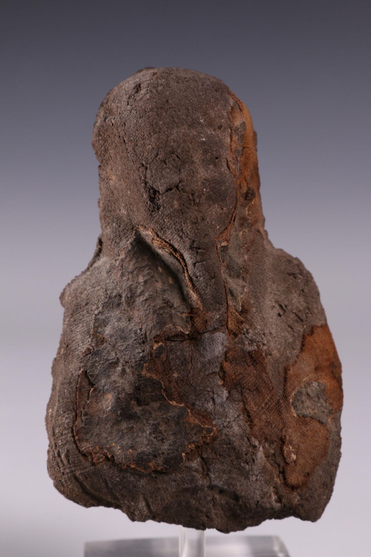 Egypt, earthenware mummified male God, 600 - 30 BC, Late Period, - Bild 2 aus 5