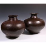 India, pair of water pots