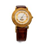 Parmigiani , 18krt. gouden herenpolshorloge, no 2595, automaat,