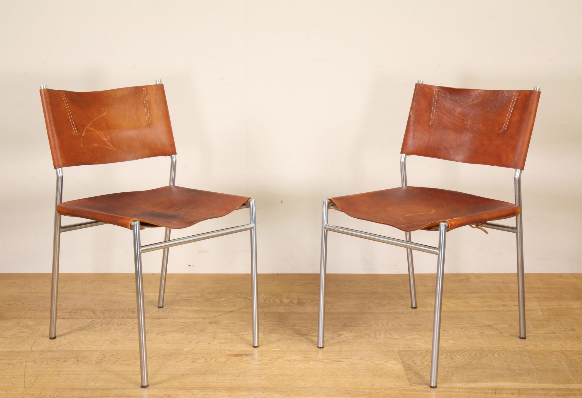 Martin Visser voor Spectrum, set van drie 'SZ02' fauteuils en twee 'SZ06' stoelen, 60-er jaren. - Bild 2 aus 2