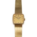 Omega, 14krt. gouden damespolshorloge, opwind,