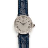 Baume en Mercier, 18krt. witgouden damespolshorloge, opwind,