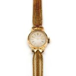 Baume en Mercier, 14krt. gouden damespolshorloge, opwind