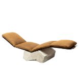 Giovanni de Lucchi en Titi Saracino voor Elle Duemila, Italië, rvs 'Diapason' chaise-longue, ontwerp