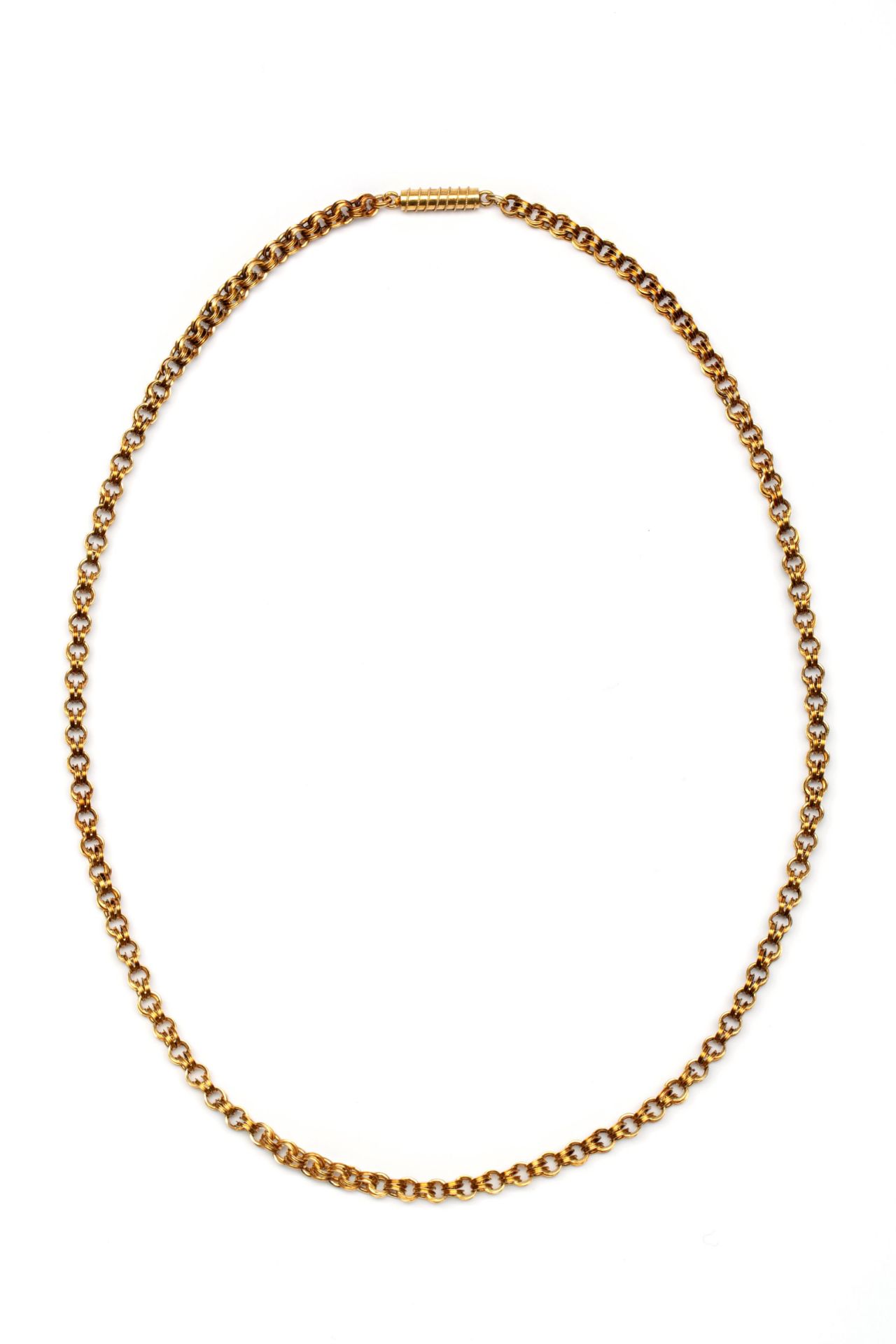 14krt. Gouden collier, 19e eeuw,