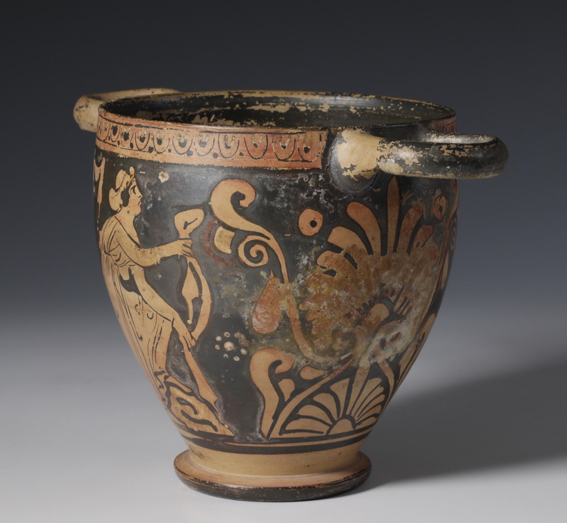 Apulia, earthenware skyphos, 4th century BC, - Image 6 of 6