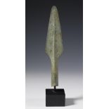 Vietnam, bronze spear head, Dong Song, 200 BC-200 AD,