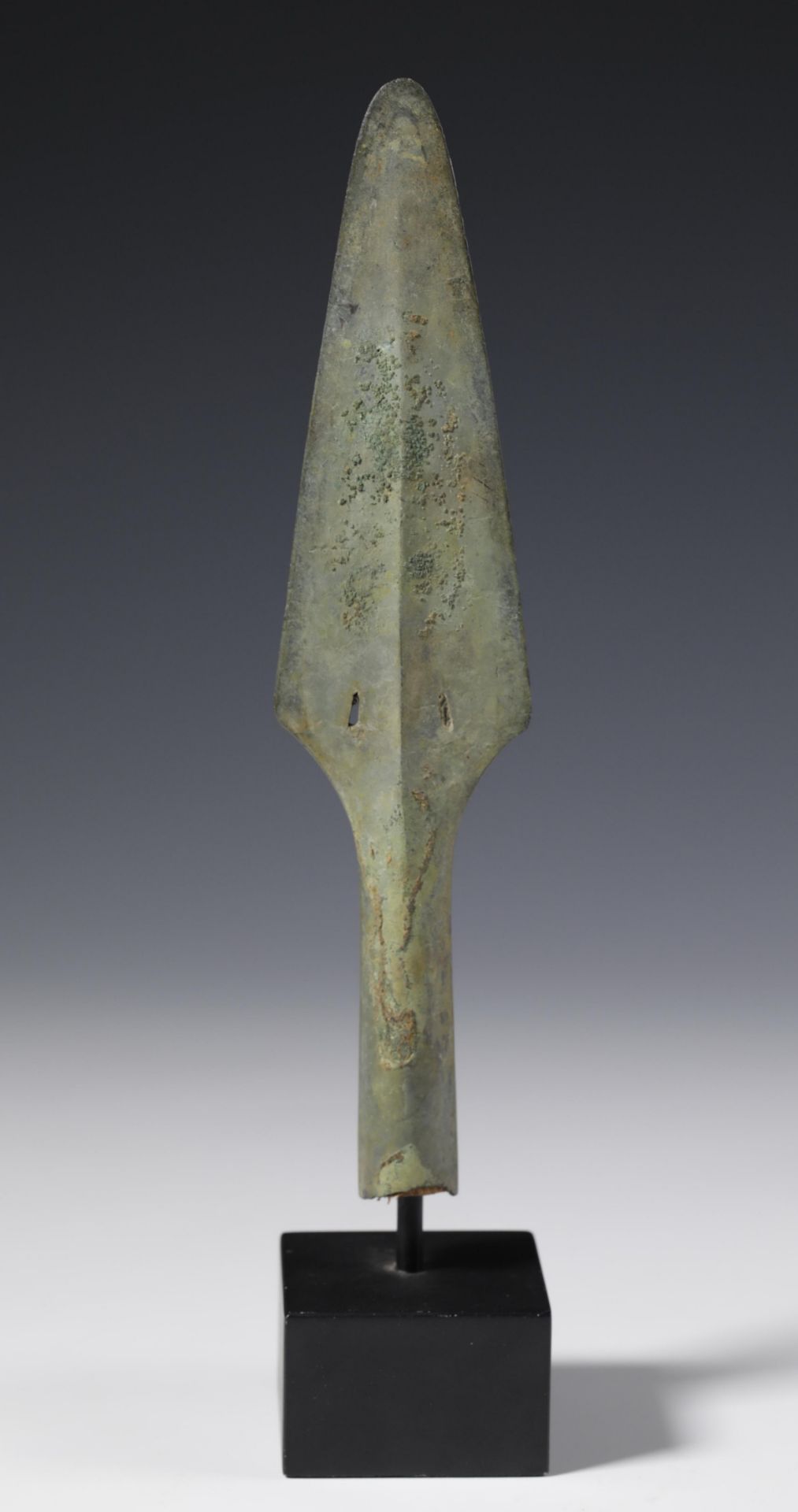 Vietnam, bronze spear head, Dong Song, 200 BC-200 AD,