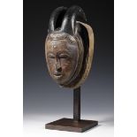 Ivory Coast, Baule, horned face mask