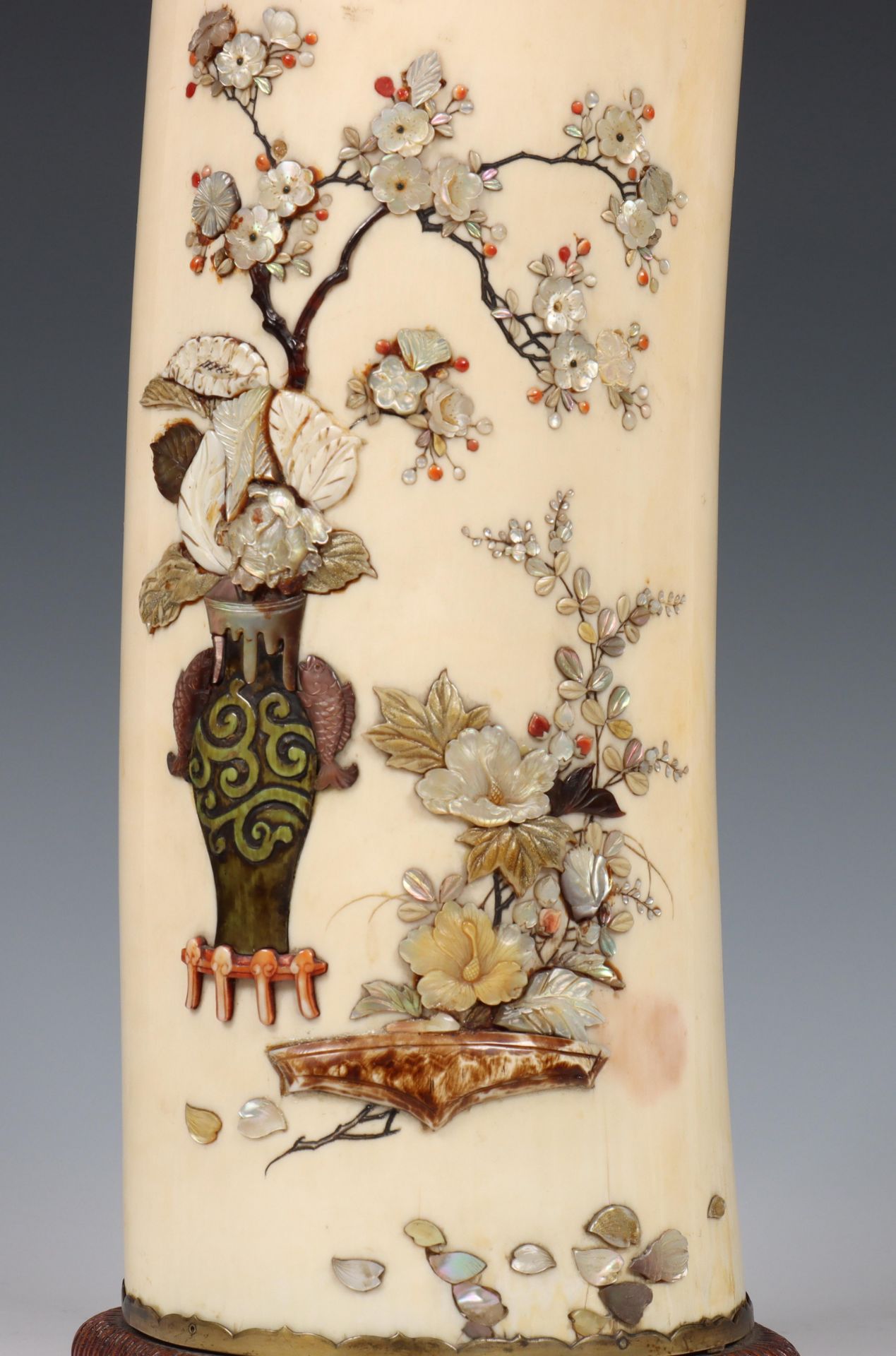 Japan, ivoren penseelbeker, Meiji periode, 19e eeuw, - Image 4 of 5