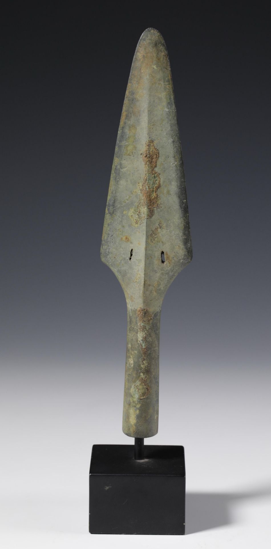 Vietnam, bronze spear head, Dong Song, 200 BC-200 AD, - Image 2 of 5