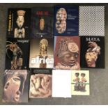 Collection of twelve books on African, Oceanic and South American cultures