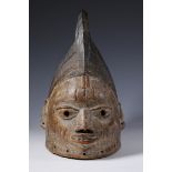 Nigeria, Yoruba, a helmet mask,