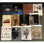 Collection of fiftyseven Christie's and Sotheby's auction catalogues: thirty-eight on 'Tribal' arts,