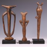 Burkina Faso, three Mossi flutes