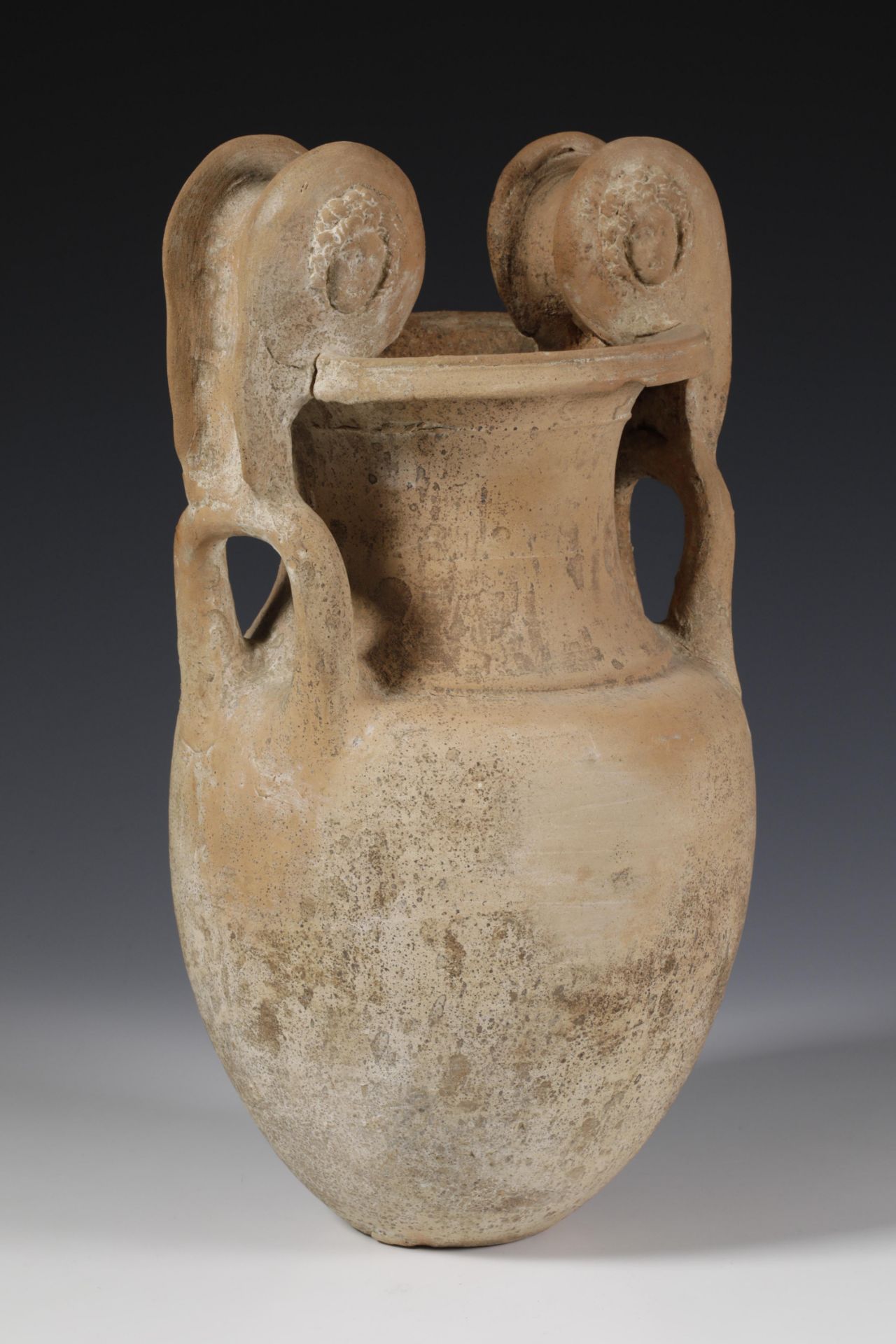 South Italy, earthenware vase, ca. 4th-3rd century BC,