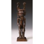 Central Nias, standing male ancestor figure,