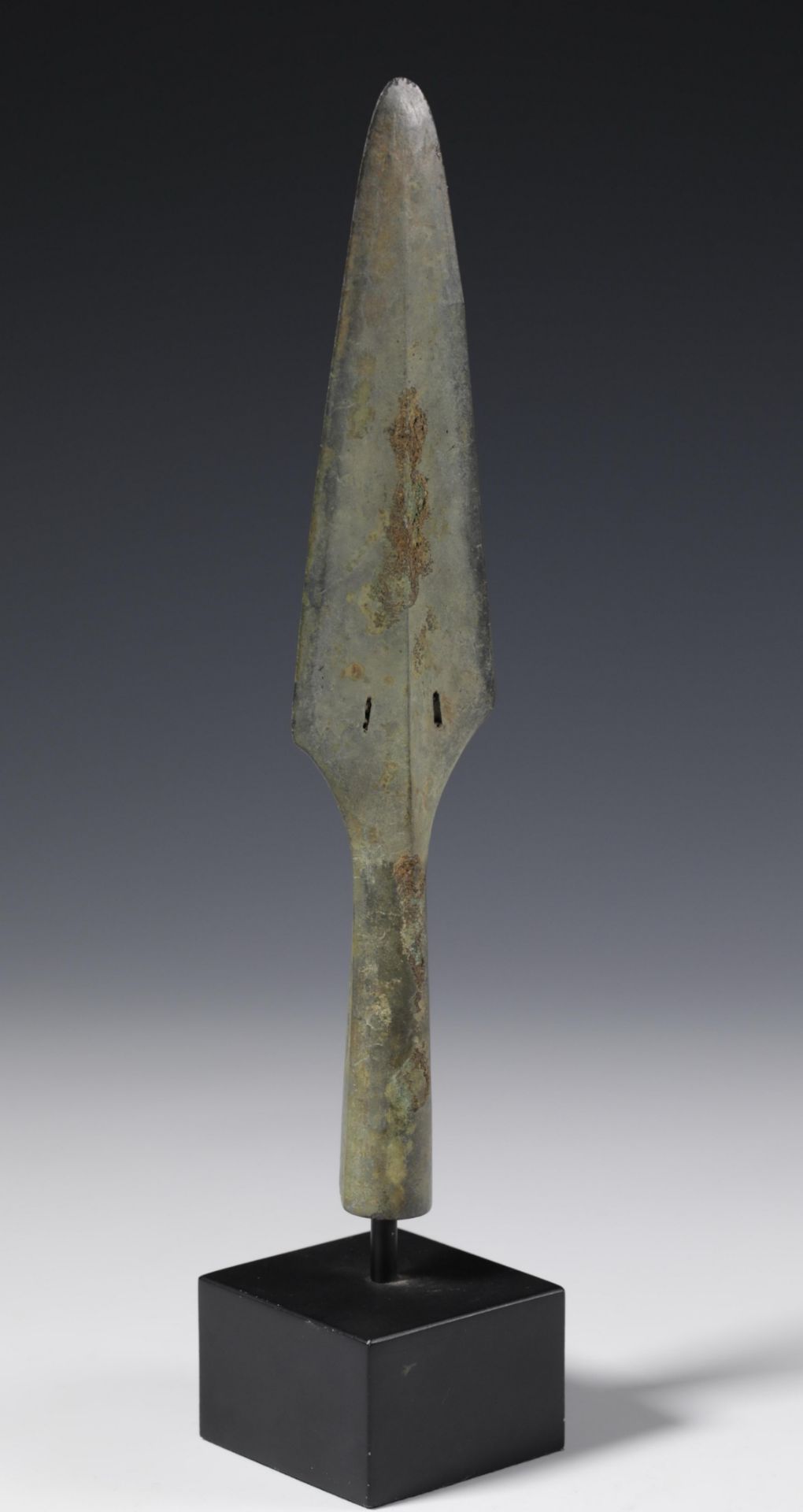 Vietnam, bronze spear head, Dong Song, 200 BC-200 AD, - Bild 3 aus 5