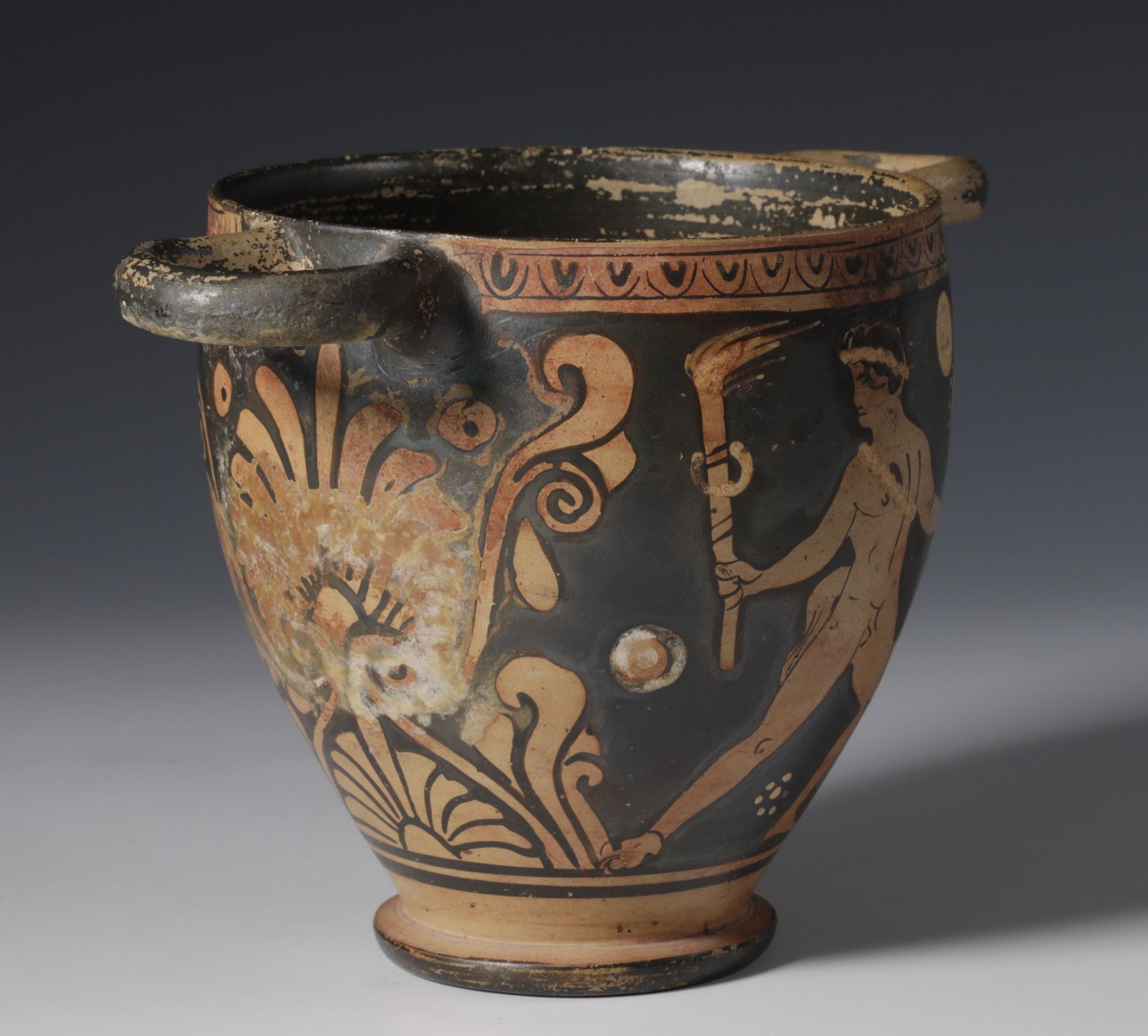 Apulia, earthenware skyphos, 4th century BC, - Image 5 of 6