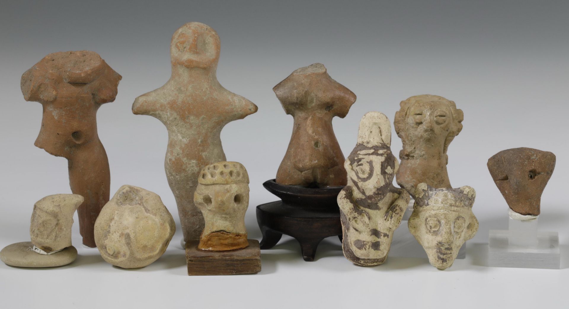 A collection of ten terracotta Near Eastern objects, ca. 1000-500 BC.