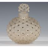 Lalique, kristallen cactusvormige parfumflacon voor de Rotterdamse Lloyd, ca. 1928.