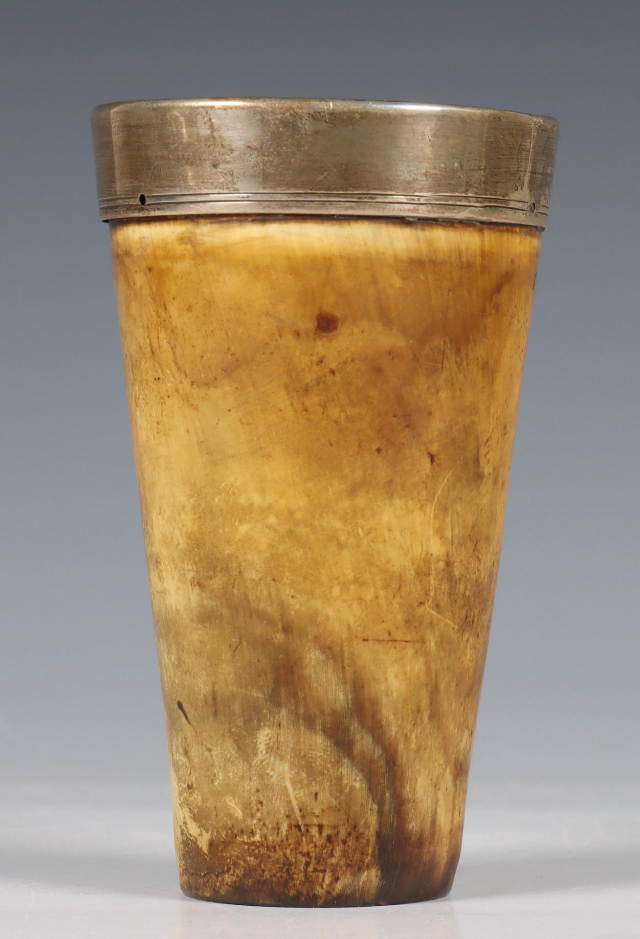 Engeland, hoornen beker, zgn. hunting/shooting cup, ca. 1920. - Image 5 of 5