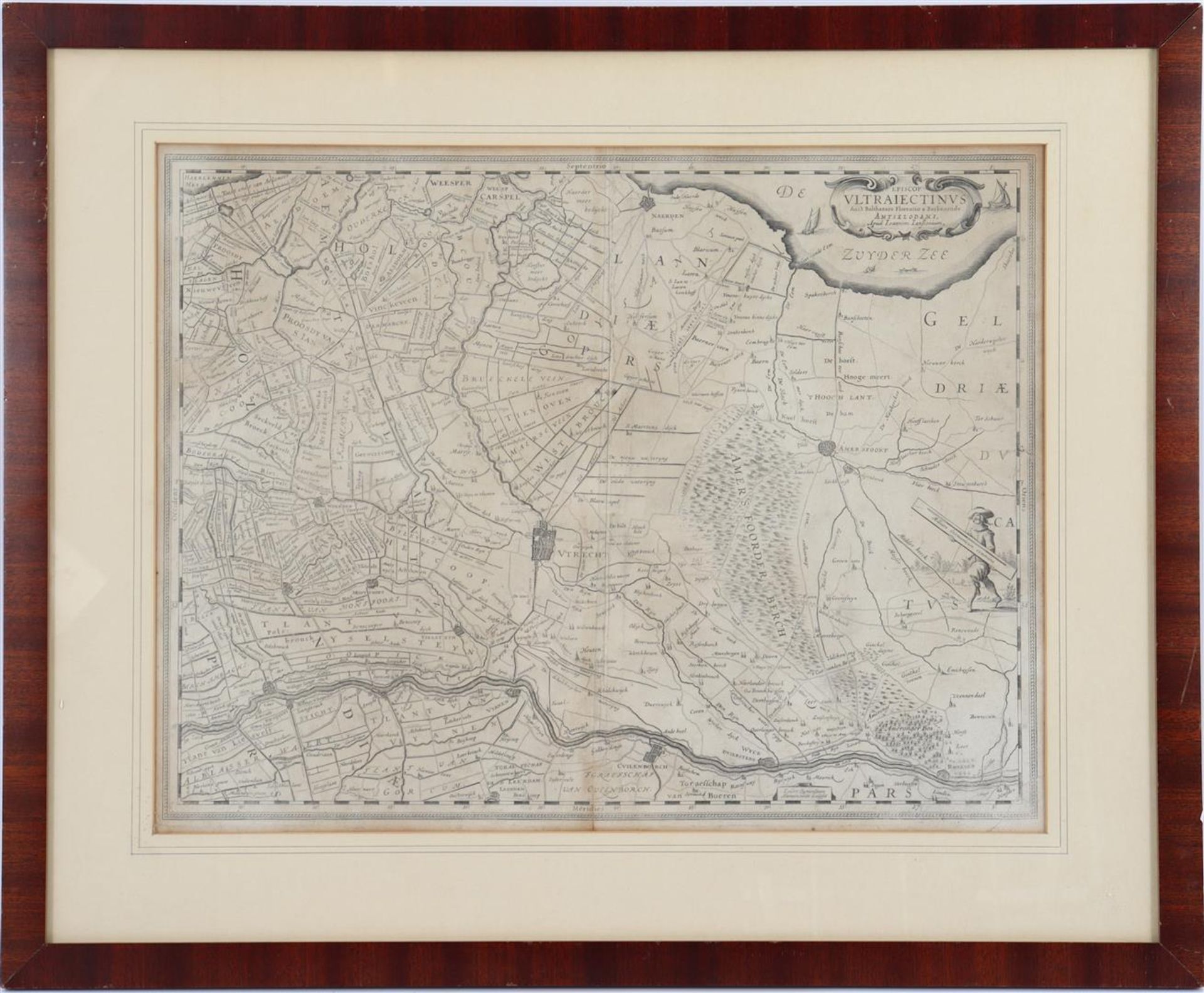 Old topographic map