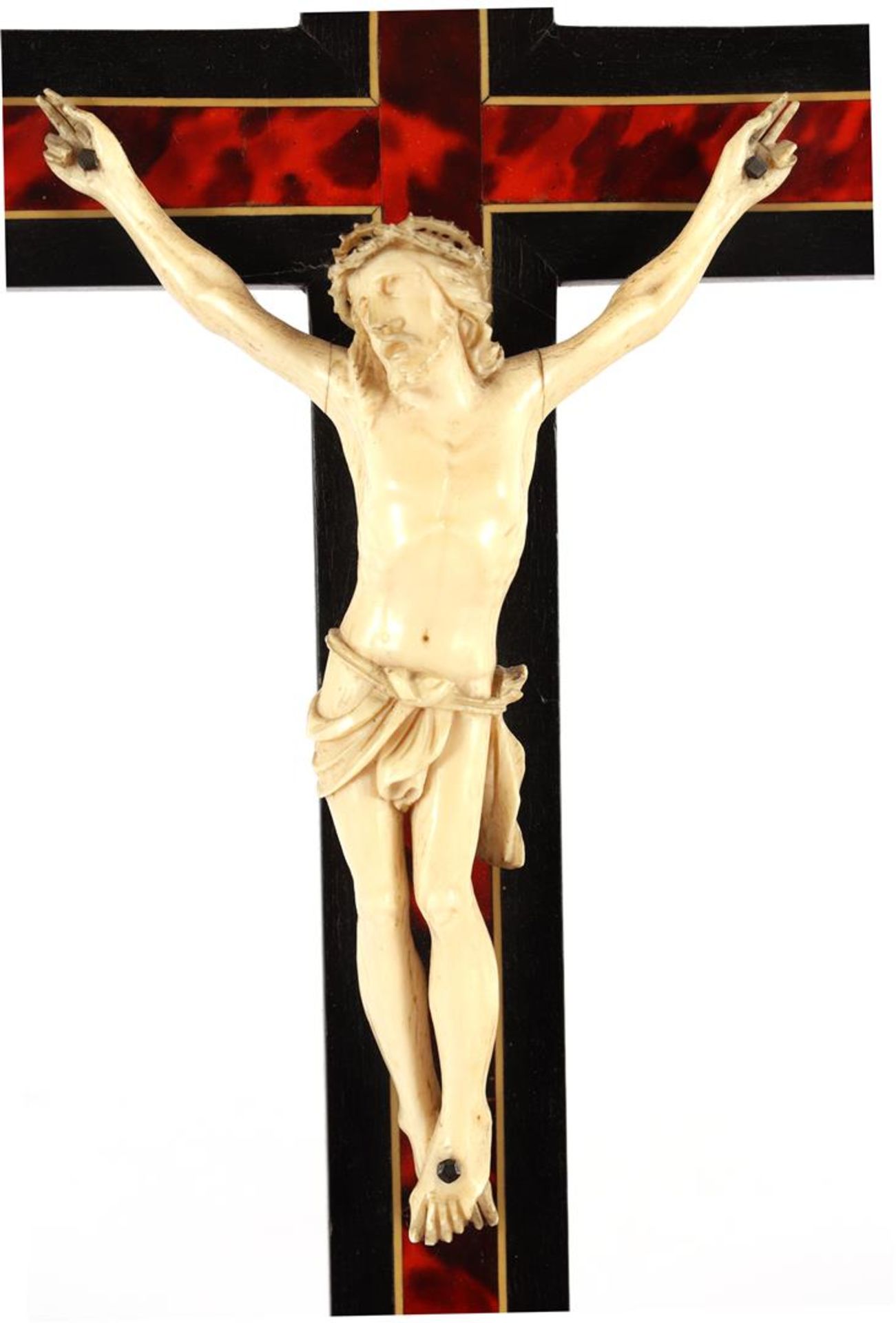 Very beautiful crucifix with ivory corpus - Bild 2 aus 5