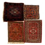 4 hand-knotted wool carpets