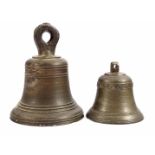 Bronze bell, probably 17th / 18th century