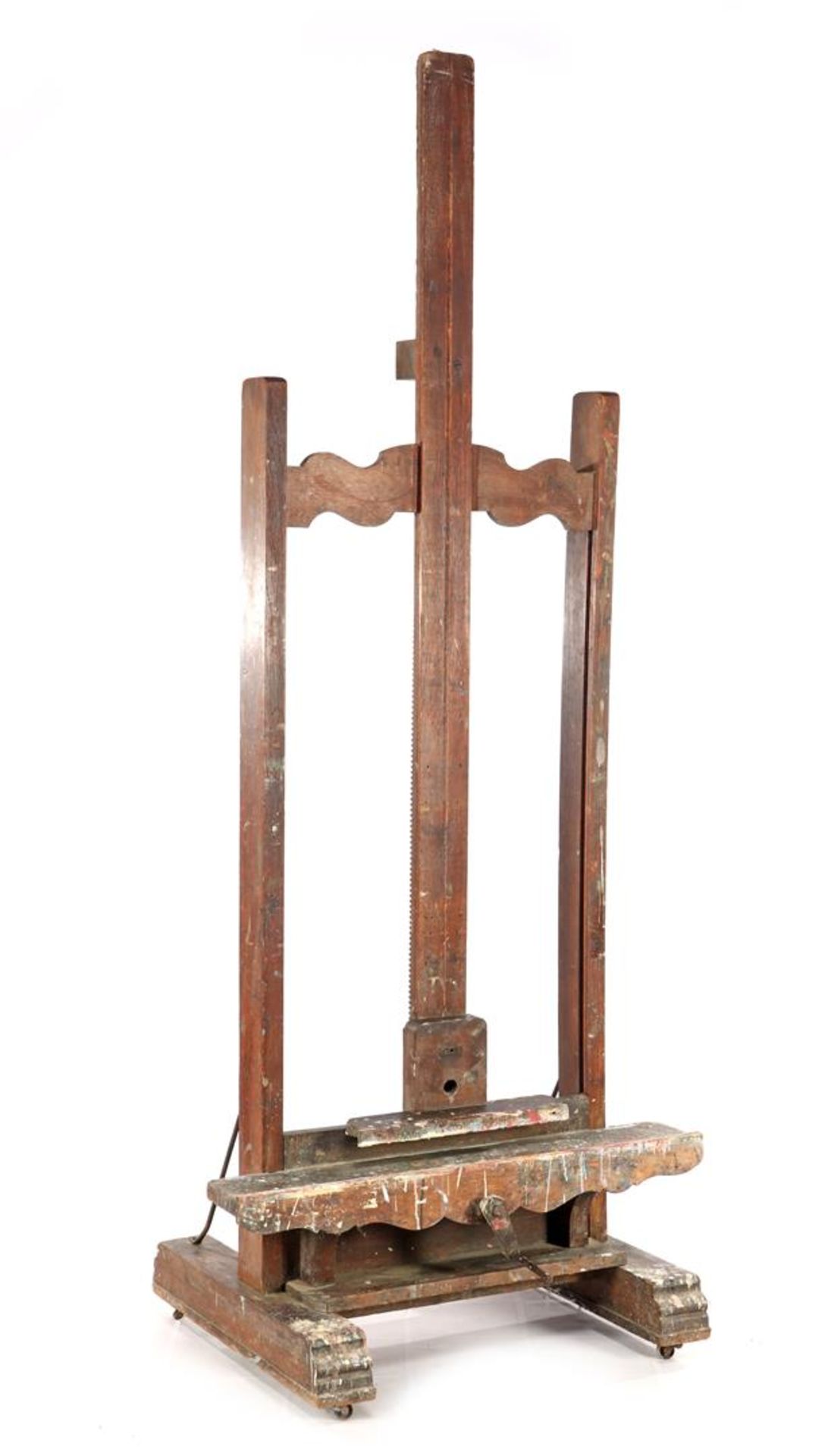 Old oak easel